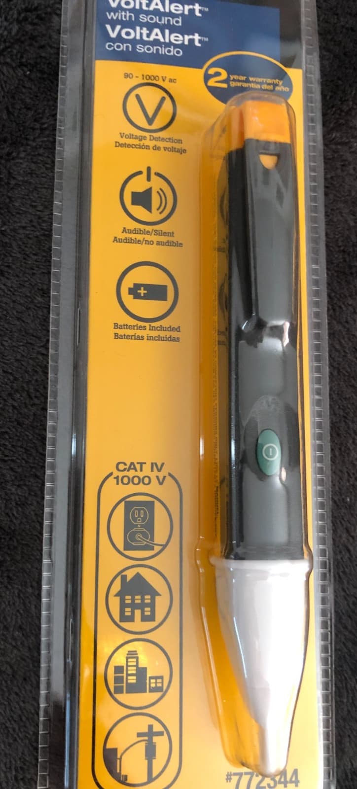 New Fluke Volt Alert With Sound 1ACII CAT IV 1000V 772344 Detect Voltage 2
