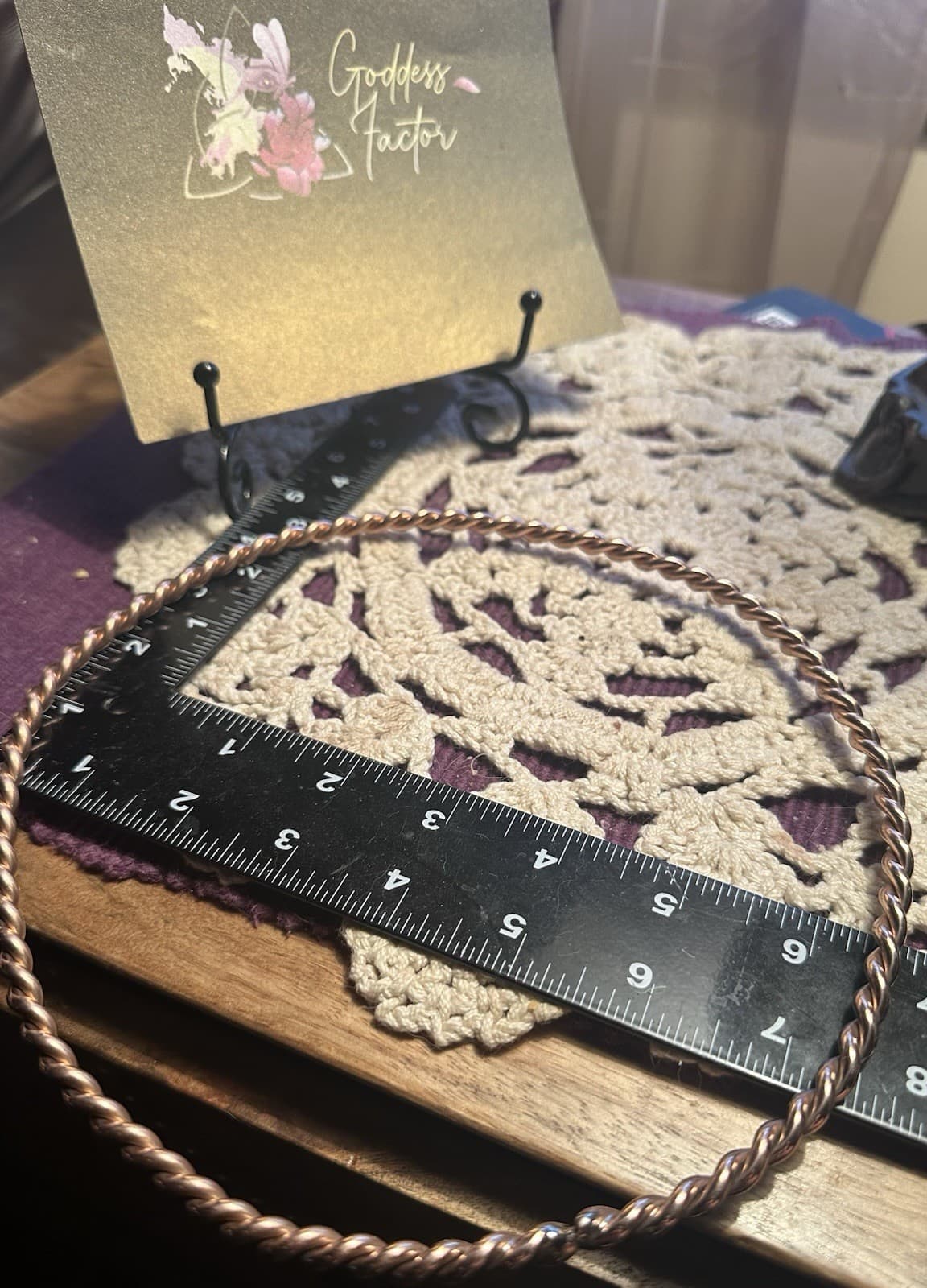 Smart Meter Copper Tensor Ring Lost cubit 8 Gage (Larger Than Sacred Cubit) 2