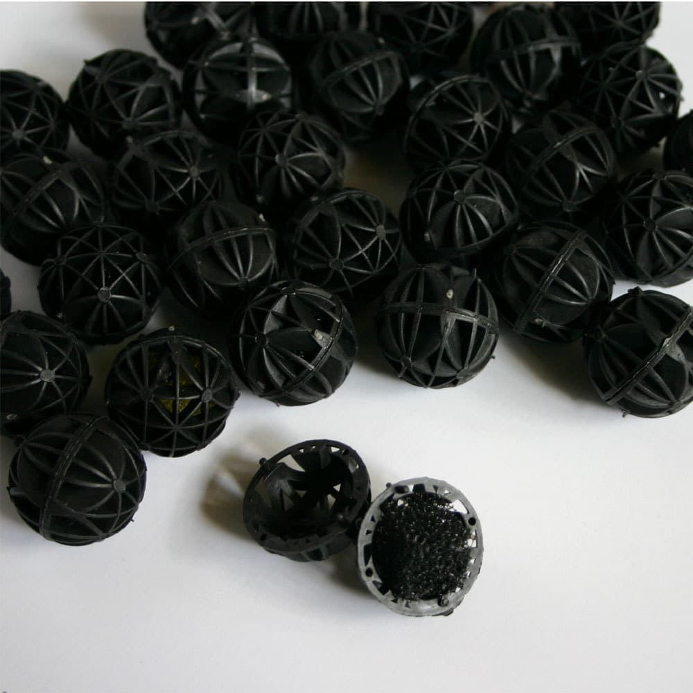 3 lb Activated Carbon +150pcs Bio Balls + 3 lb Ceramic Rings for Aquarium Filter 2