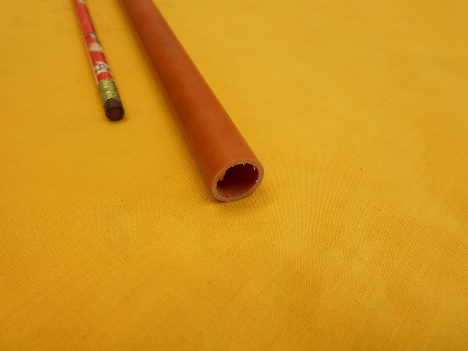 PHENOLIC BUSHING STOCK machine shop bearing material 5/8" OD x 1/2" ID x 12" OAL 2