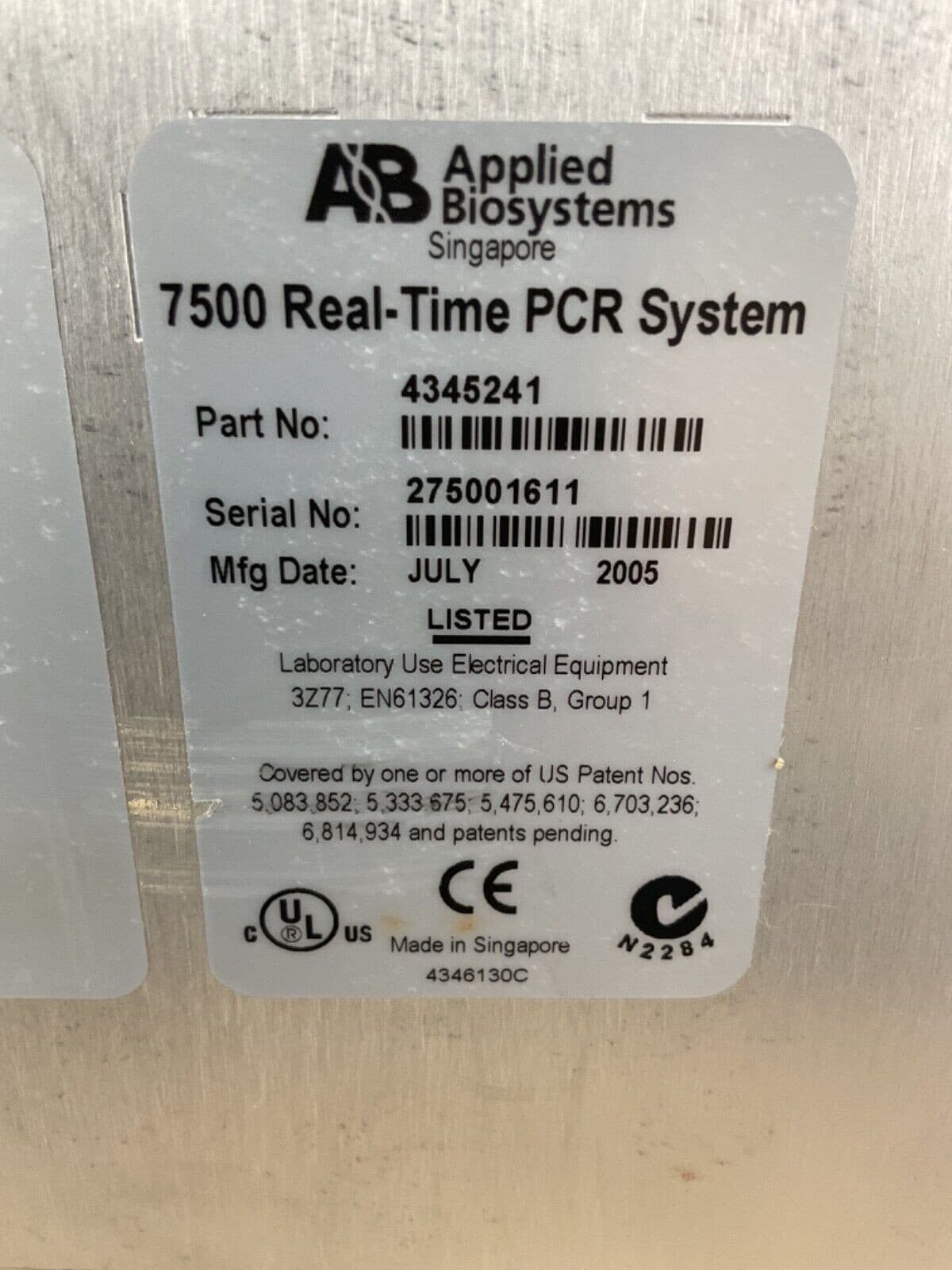 Applied Biosystems 7500 Fast Real-Time PCR System ABI 4345241 Fast HRM Unit 2