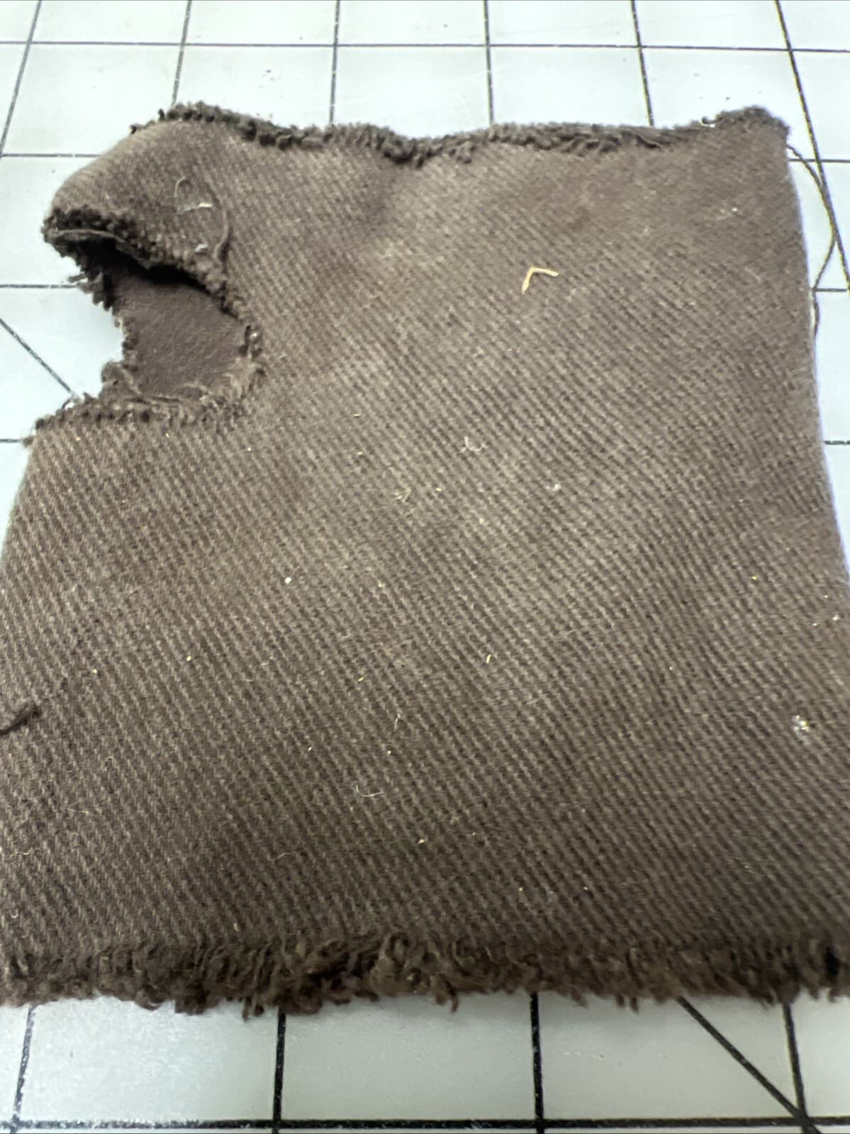 18th Century era Rough Fingerless Mitts out of Scraps, "Turn" TV Costume #102 4