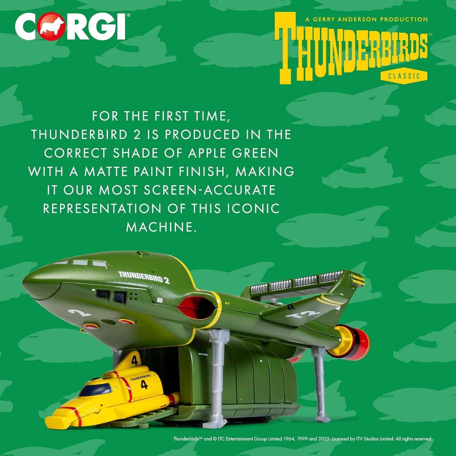 Corgi Diecast Model Cars - CC00804 Thunderbirds F.A.B. Collection Thunderbird 2 4