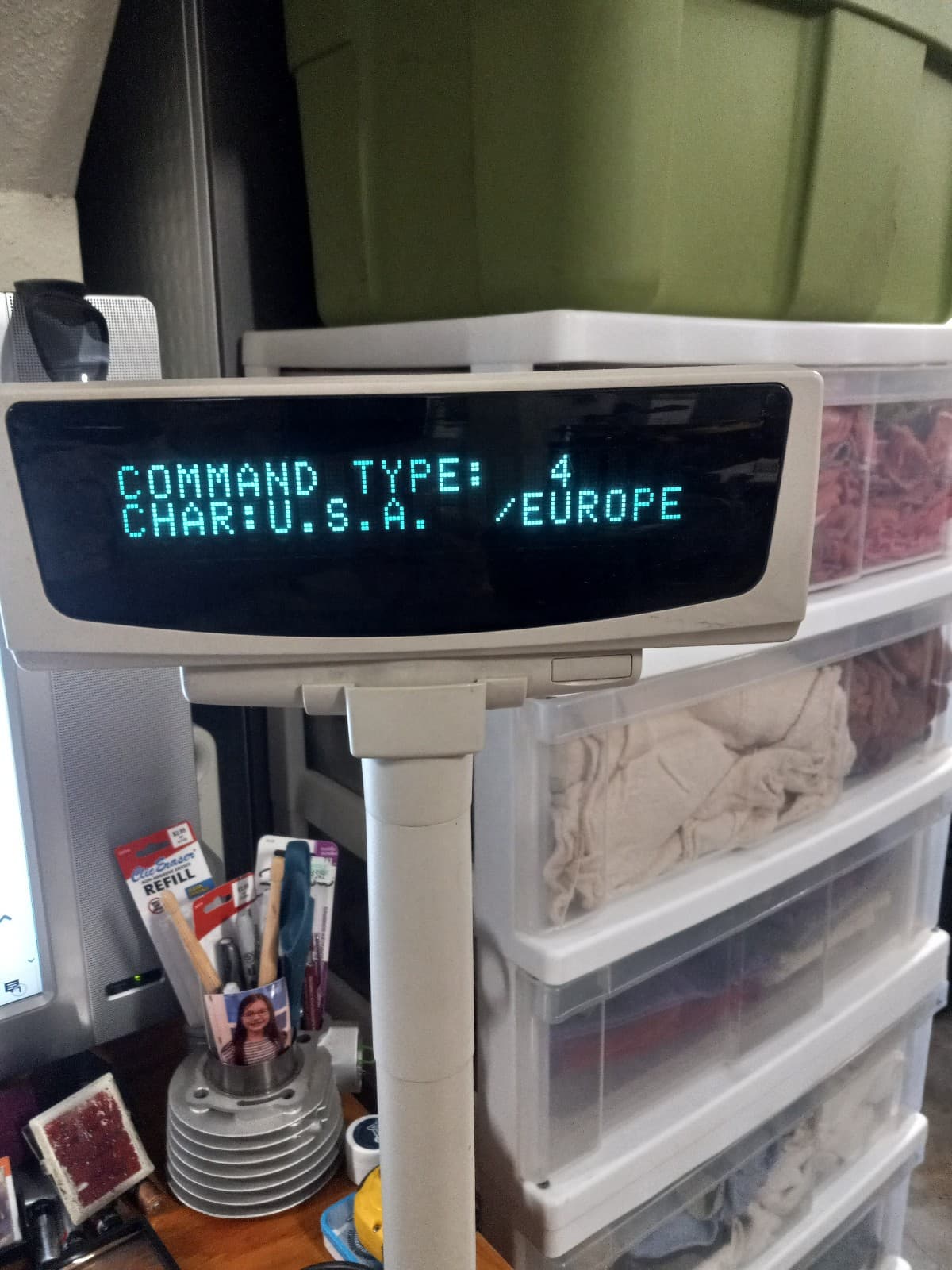 POS pole display Partner tech CD7220