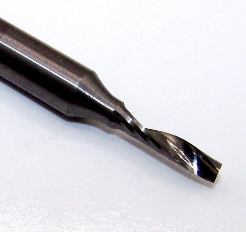 1/8" (.1250") CARBIDE SINGLE O FLUTE ROUTER FOR SOFT PLASTIC ONSRUD 63-762  5