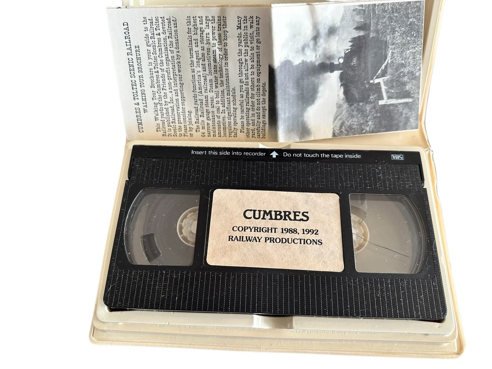 Cumbres! Toltec Scenic Railroad VHS With Insert Untested Indianapolis Indiana 3