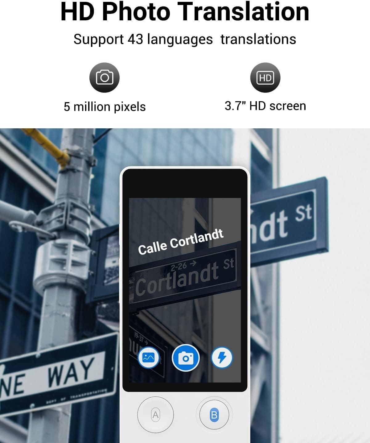 Language Translator No WiFi Needed Two-Way Real Time Voice Translation 144 Langs 6