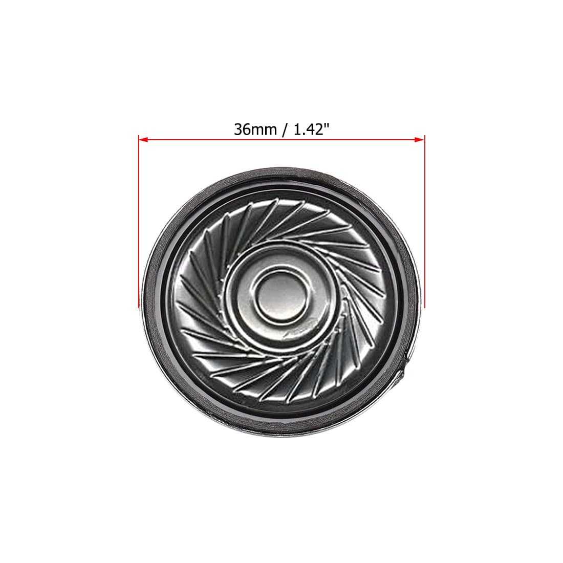 0.5W 16 Ohm Micro Internal Speaker Magnet Loudspeaker 36mm Dia 2pcs 2