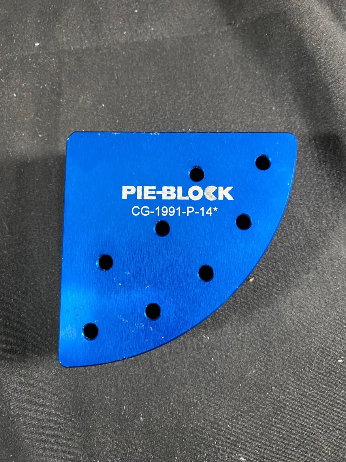 CHEMGLASS 8-Place Pie Wedge for 2 Dram 8mL Vials Anodized Blue CG-1991-P-14 4