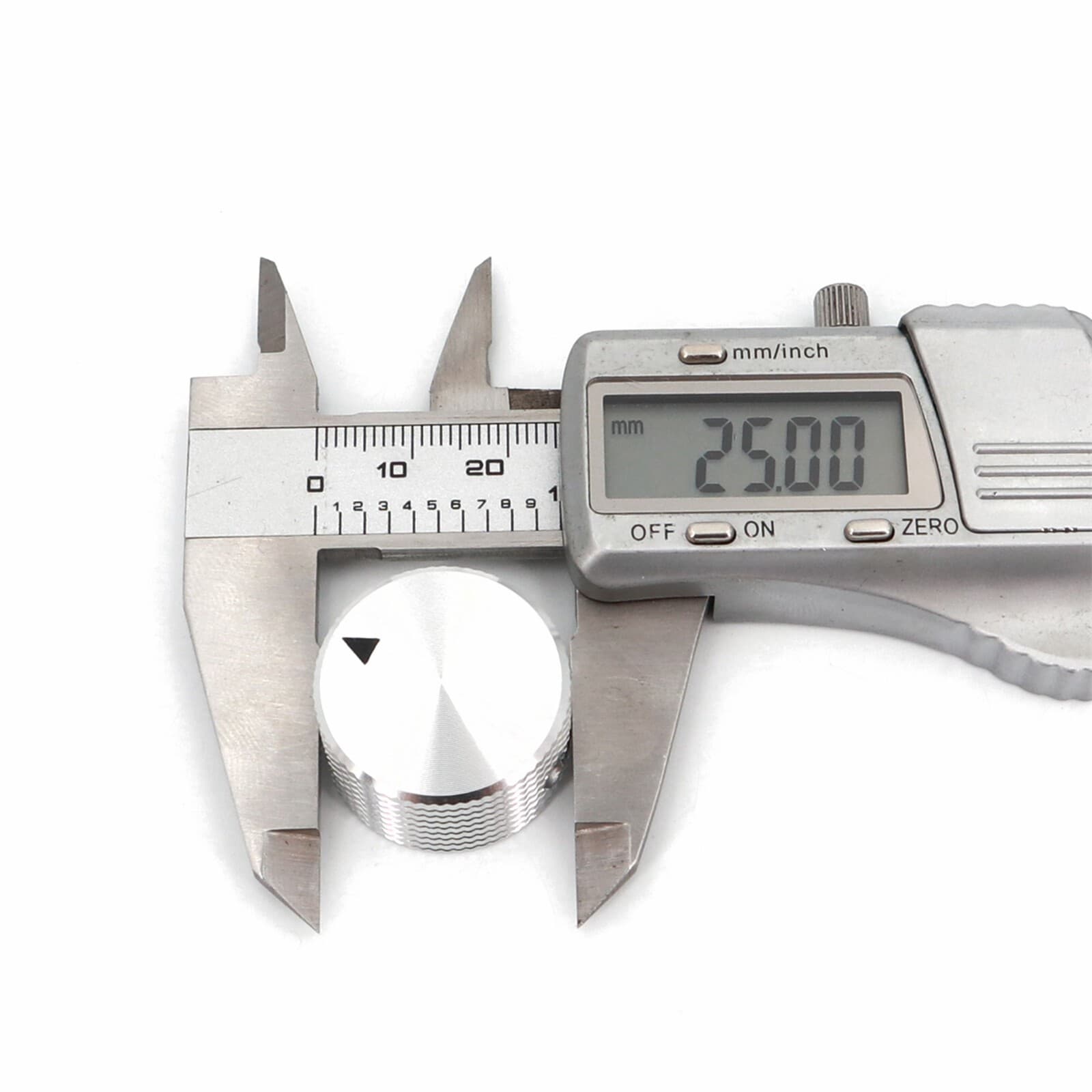 10PCS SOLID Aluminum Amplifier Control VOLUME Rotary Cap Potentiometer Knob 6mm 4