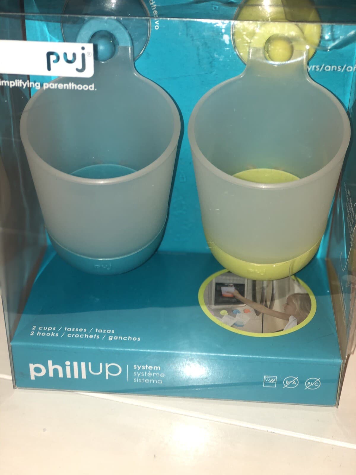 Puj PhillUp Hangable Cups - Citron 4