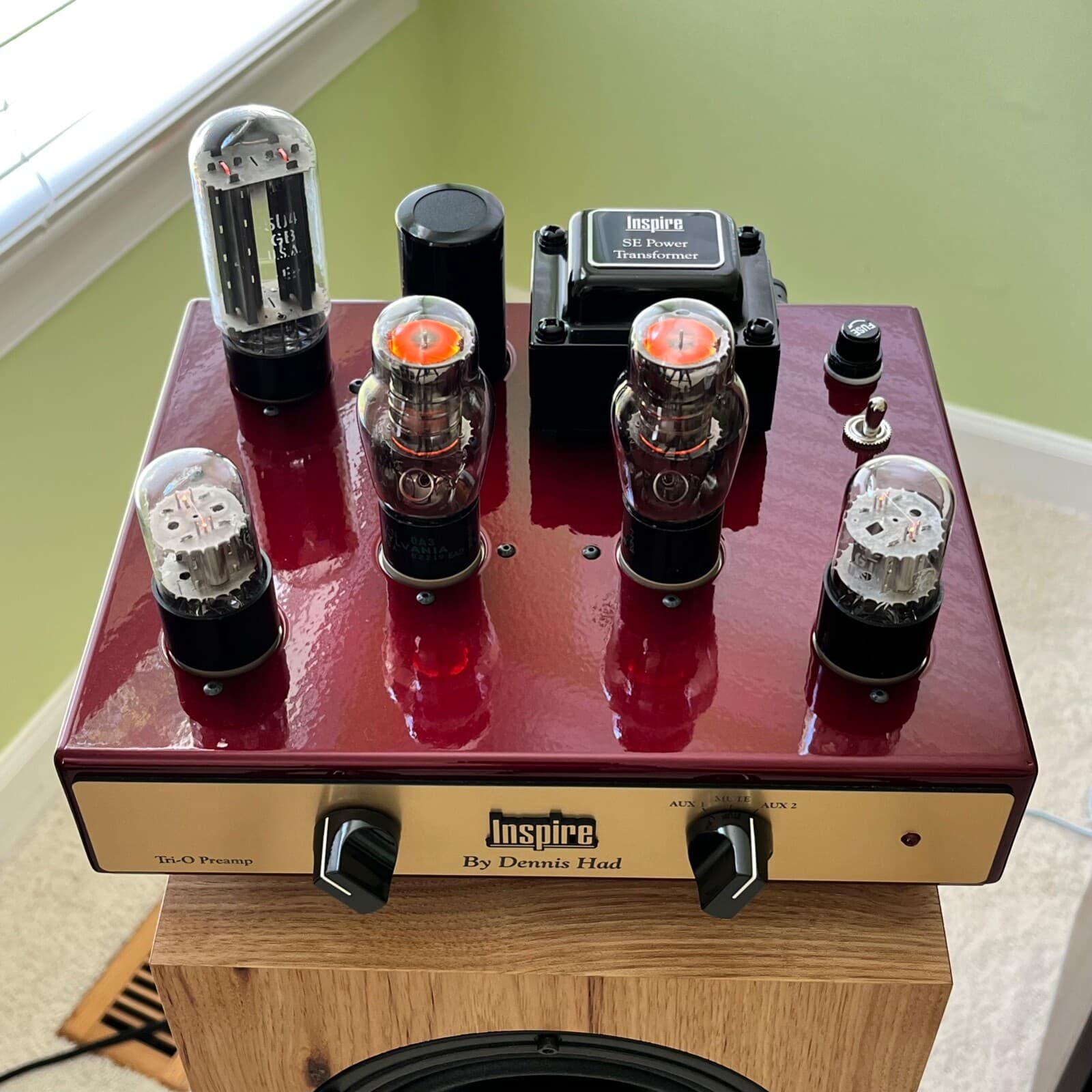 TUBE PREAMPLIFIER INSPIRE by DENNIS HAD TRI-O TUBE SET PREAMPLIFIER 6