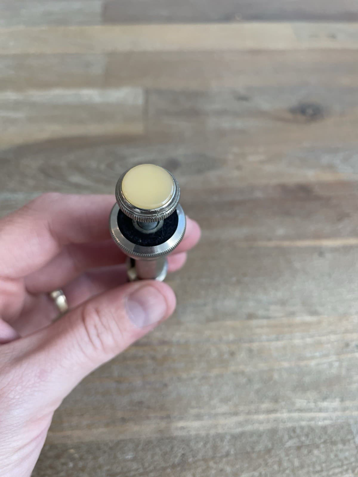 Genuine Part Yamaha YTR-232 Trumpet Complete #2 Valve Button Casing Stem Cap + 5