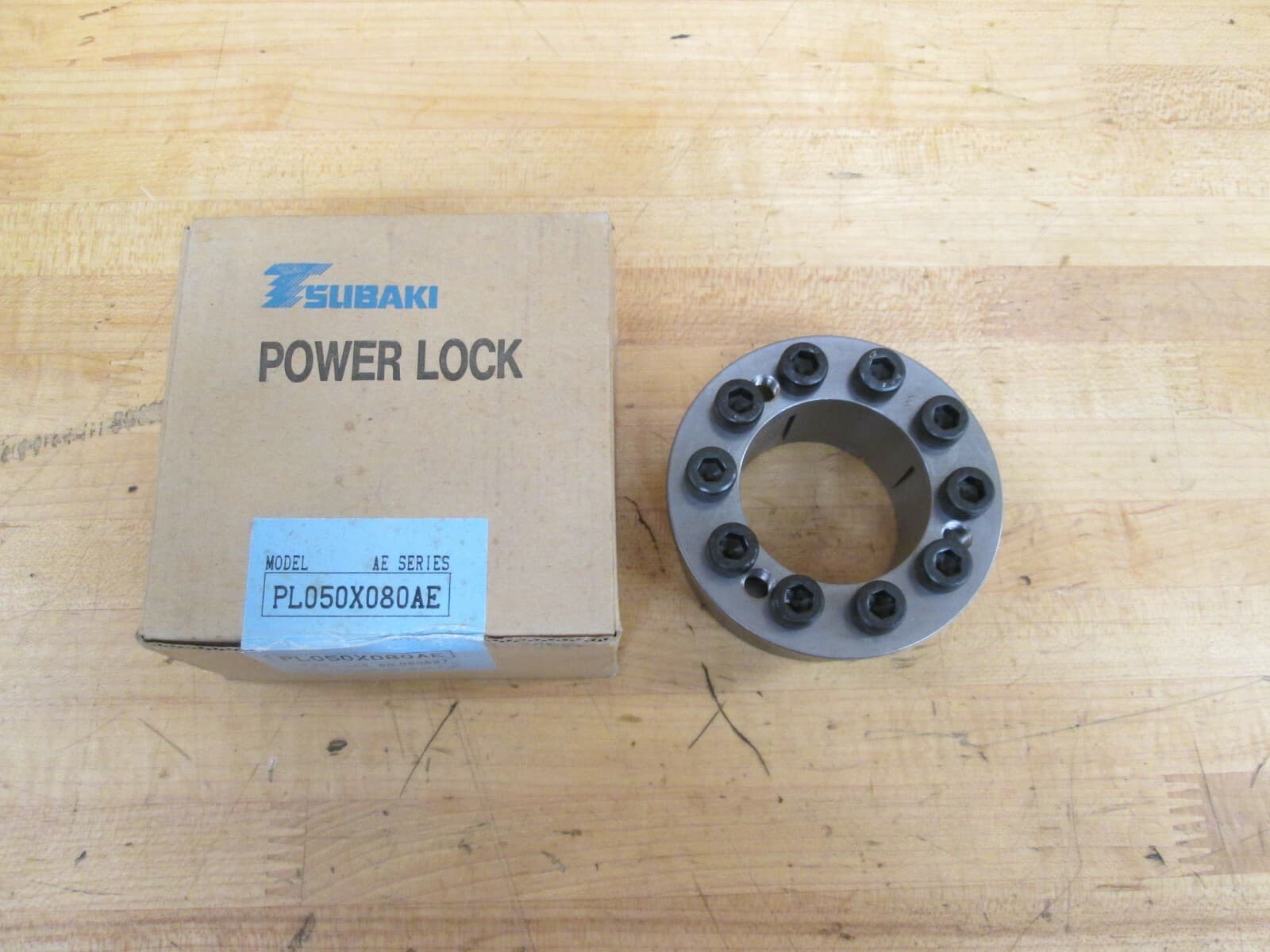(1) TSUBAKI POWER LOCK COUPLING AE SERIES P/N: PL050X080AE ~NEW~