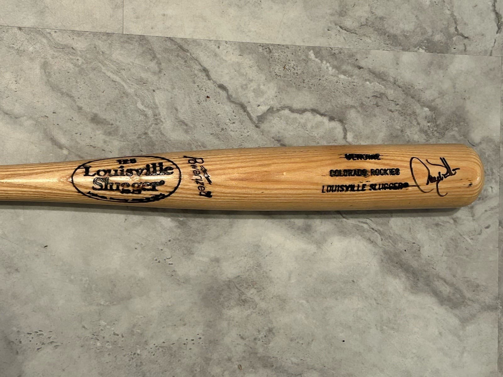 Larry Walker Signed Colorado Rockies 125 Louisville Slugger 34in Baseball Bat 2
