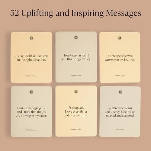  Mindful Affirmations, 52 Positive Affirmation Cards for Women Classic Edition 6