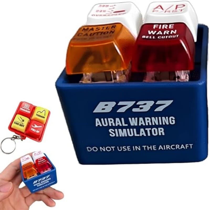 Pilot-and Crew Alert Keychain EGPWS Warning Sound-Simulator US
