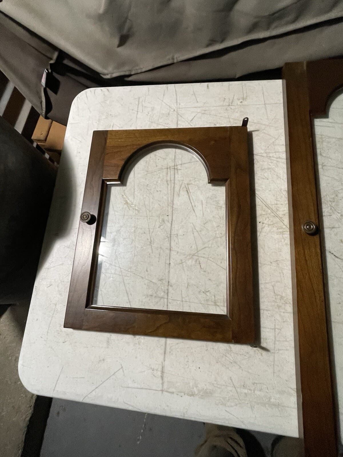 Barwick Howard Miller Grandmother Clock # 4858 Glass doors 4