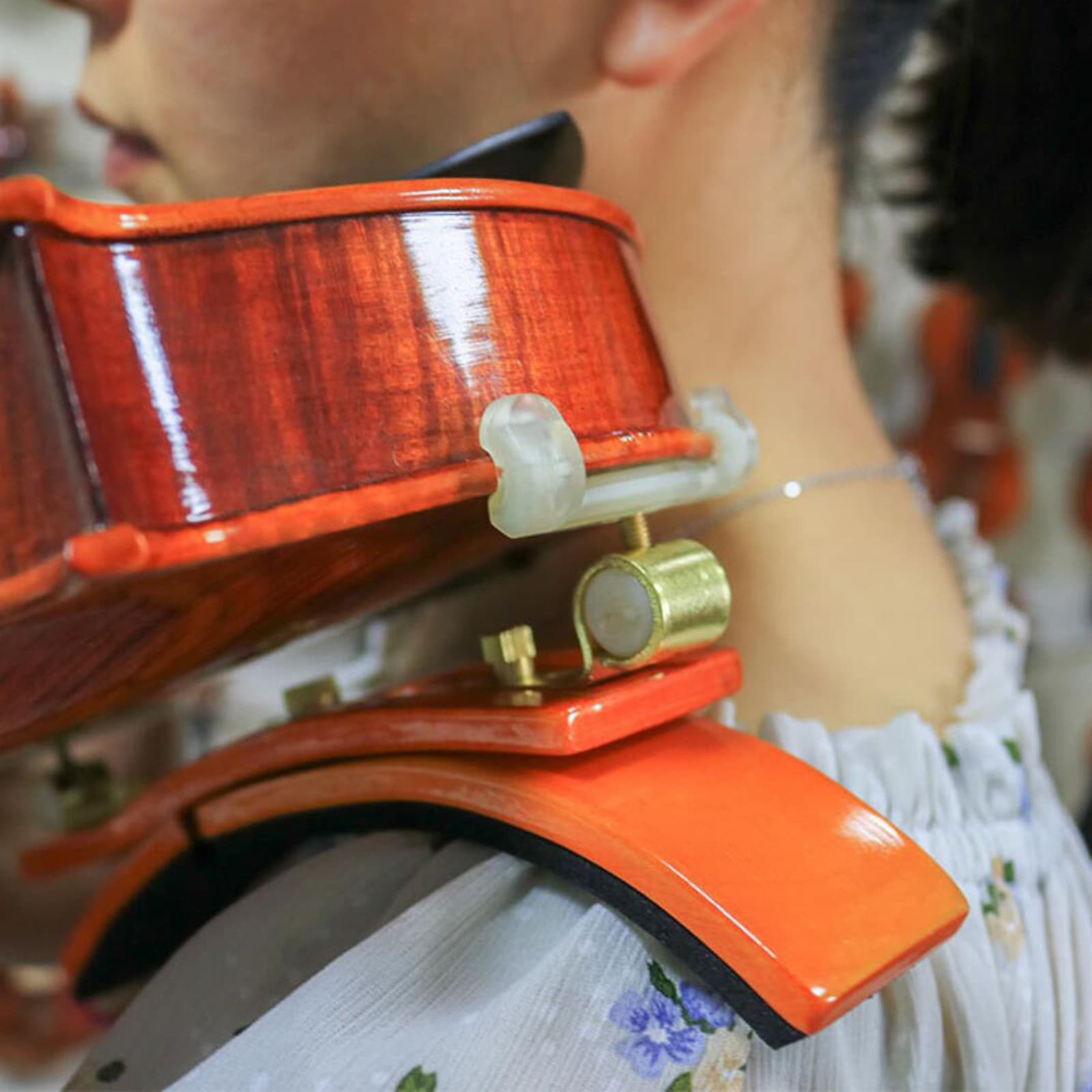 New Violin Shoulder Rest For 4/4 3/4 Violin Adjustable Height Rotated Angle 5