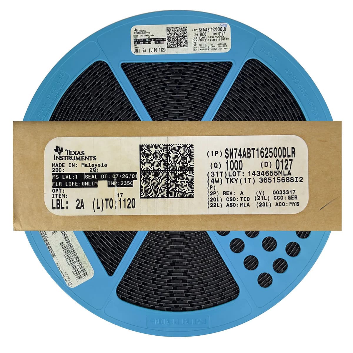 G28409 ` (Reel of 1,000) Texas Instruments SN74ABT16250DL Bus Transceivers 2