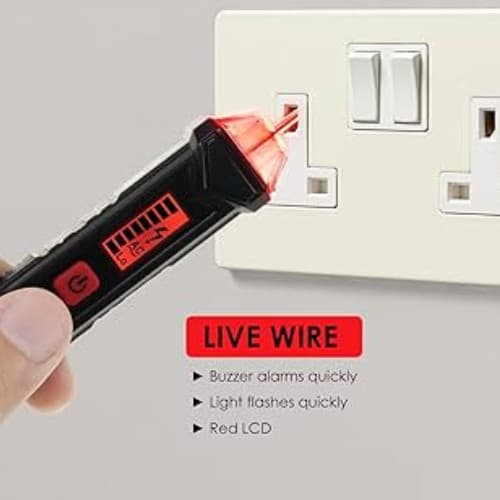 TACKLIFE Advanced AC Voltage Detector VT02 Blue, Test, Measure & Inspect. 6