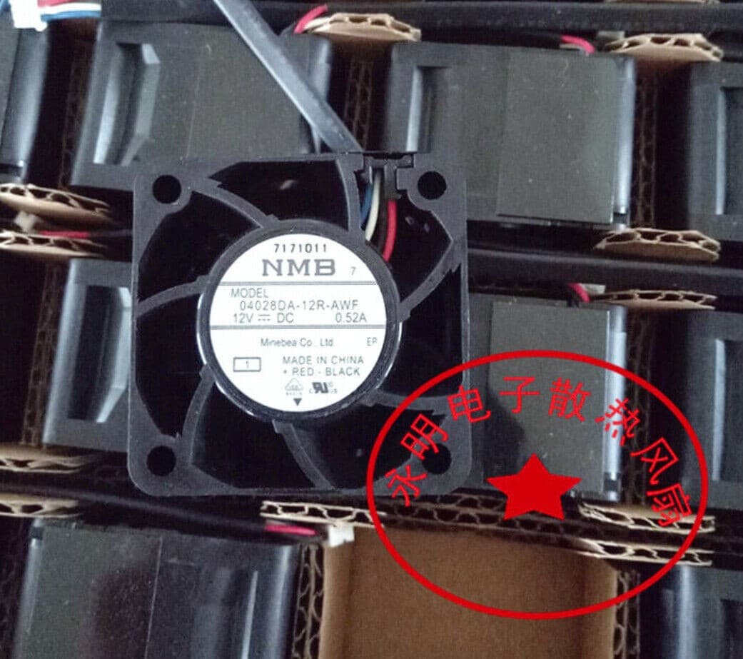 New NMB 04028DA-12R-AWF cooling fan 12V DC 0.52A 4CM 4-wire