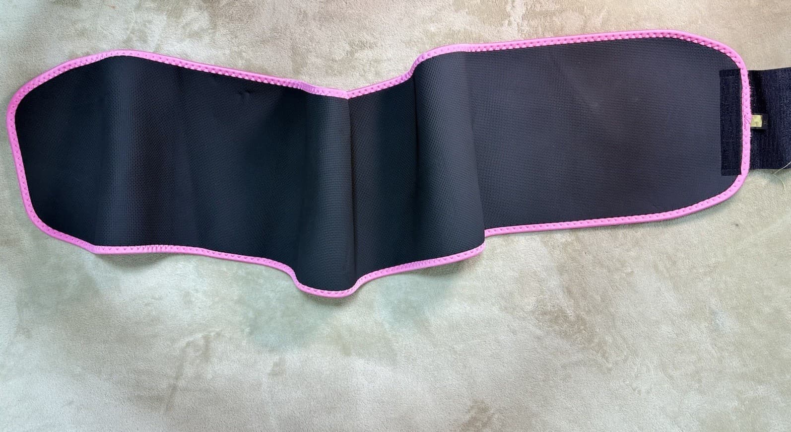 Sweet Sweat Waist Trimmer Band Women Men Trainer Faja Belt Black Pink Size XL 5