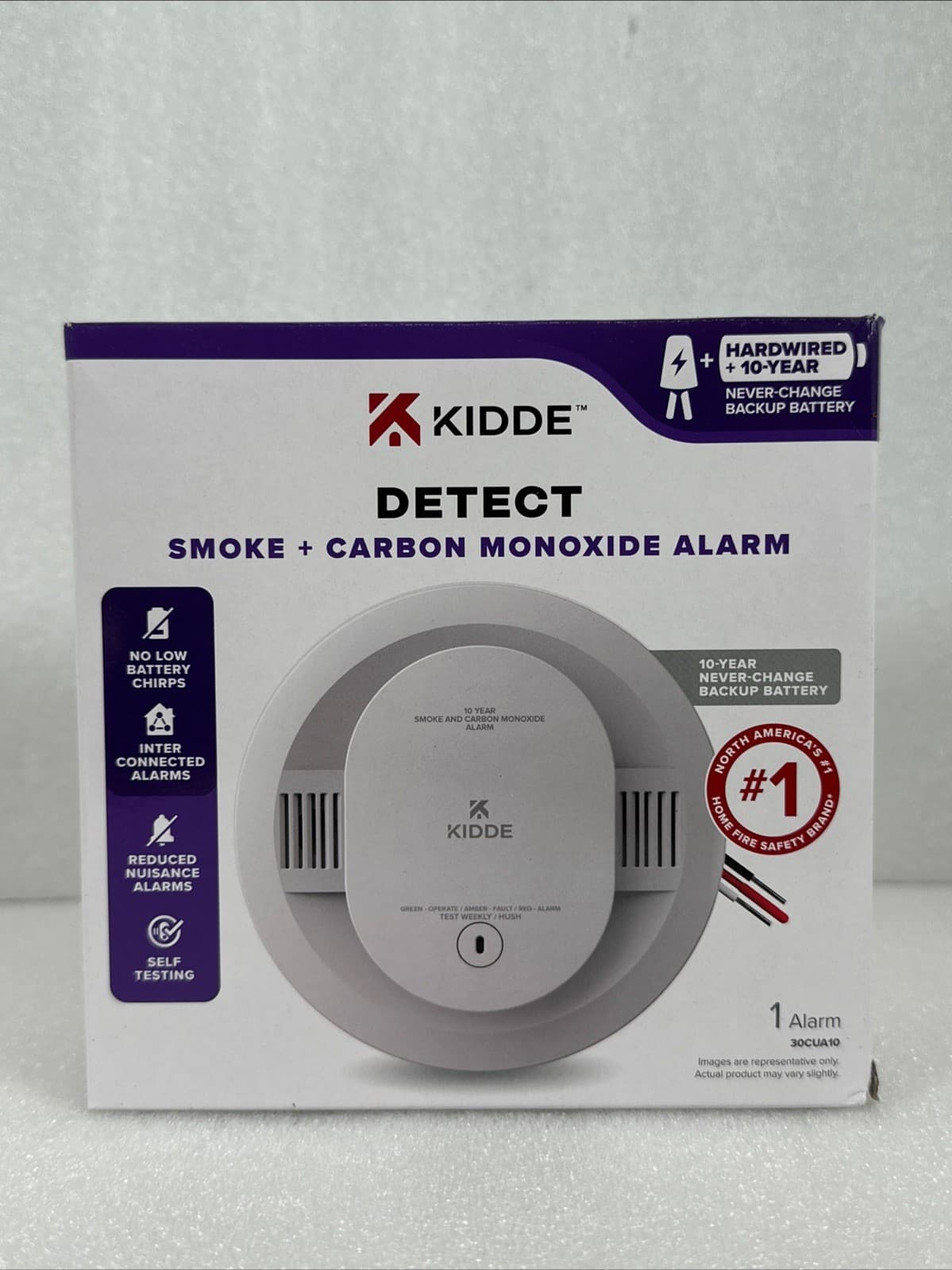 Kidde 30CUA10 Smoke & Carbon Monoxide Alarm Hardwired 10-Year Battery | NEW 2