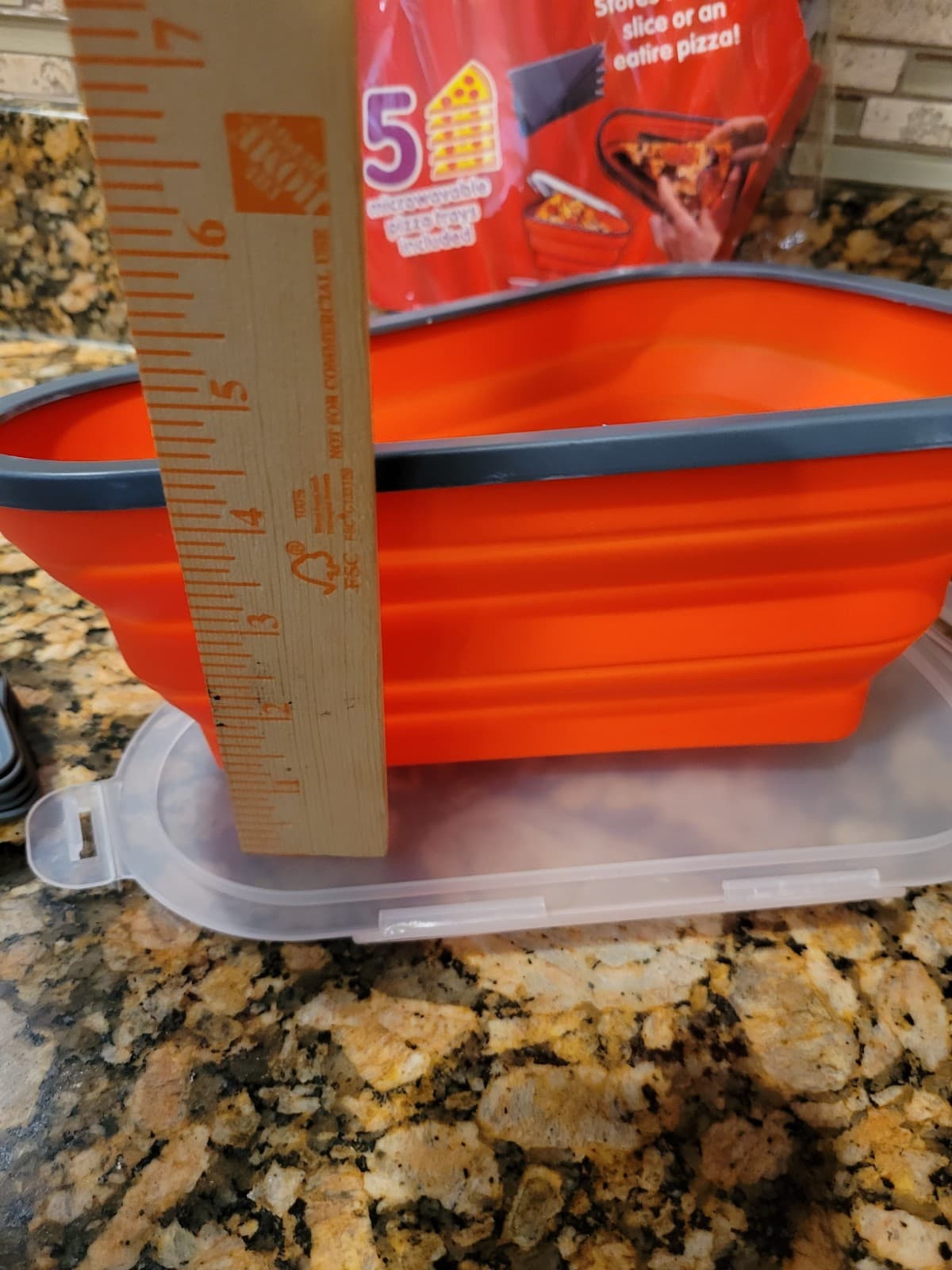 Ultimate Pizza Pack Storage Container Reusable Foldable Portable Microwavable! 6