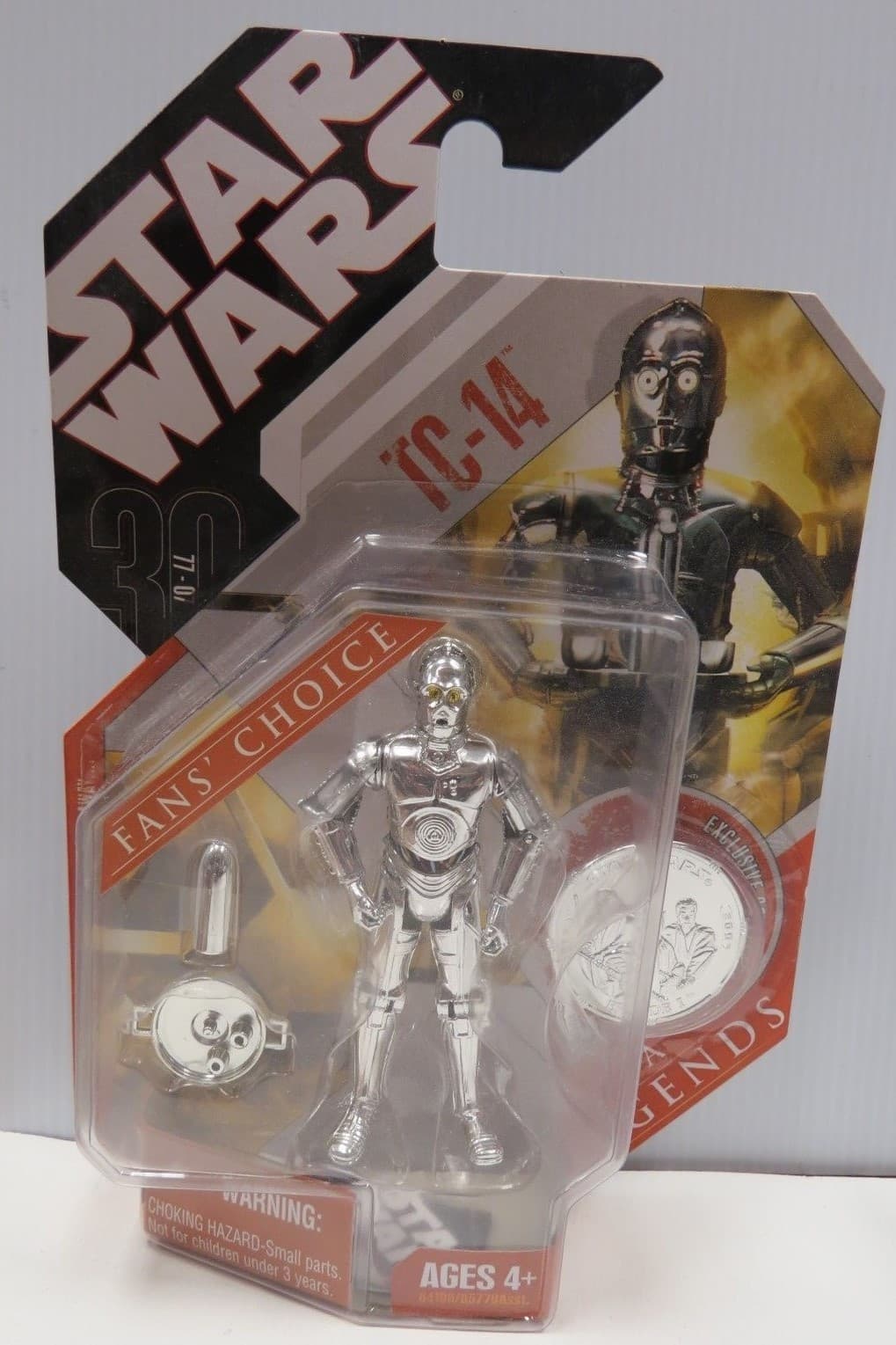 STAR WARS TC-14 30TH ANN ACTION FIGURE W/ COIN SEALED