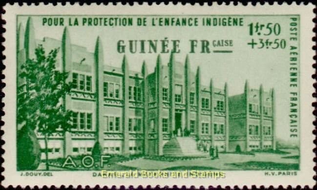 EBS French Guinea 1942 - Native Child Protection - GU PA6-PA8 MNH** 2