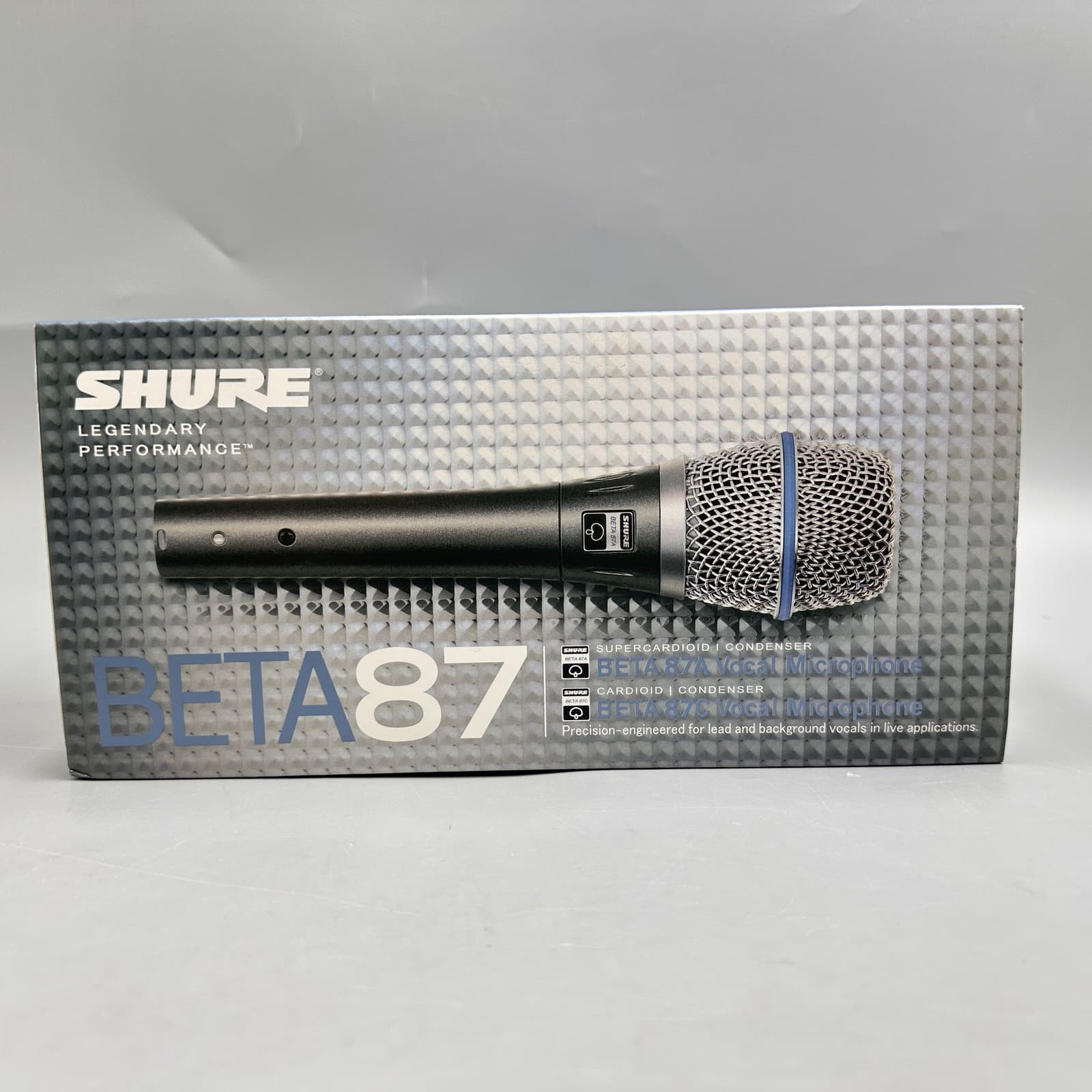 New BETA 87A High Quality Shure  Supercardioid Condenser Vocal Microphone US 3