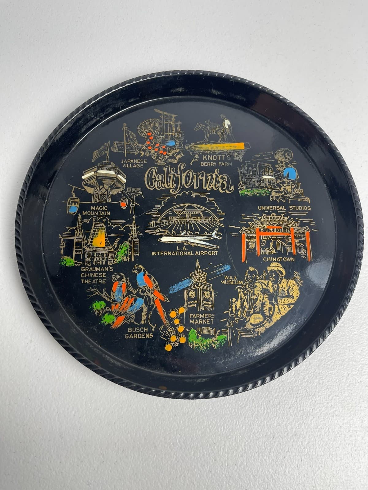 California Decorative Tray Collectible