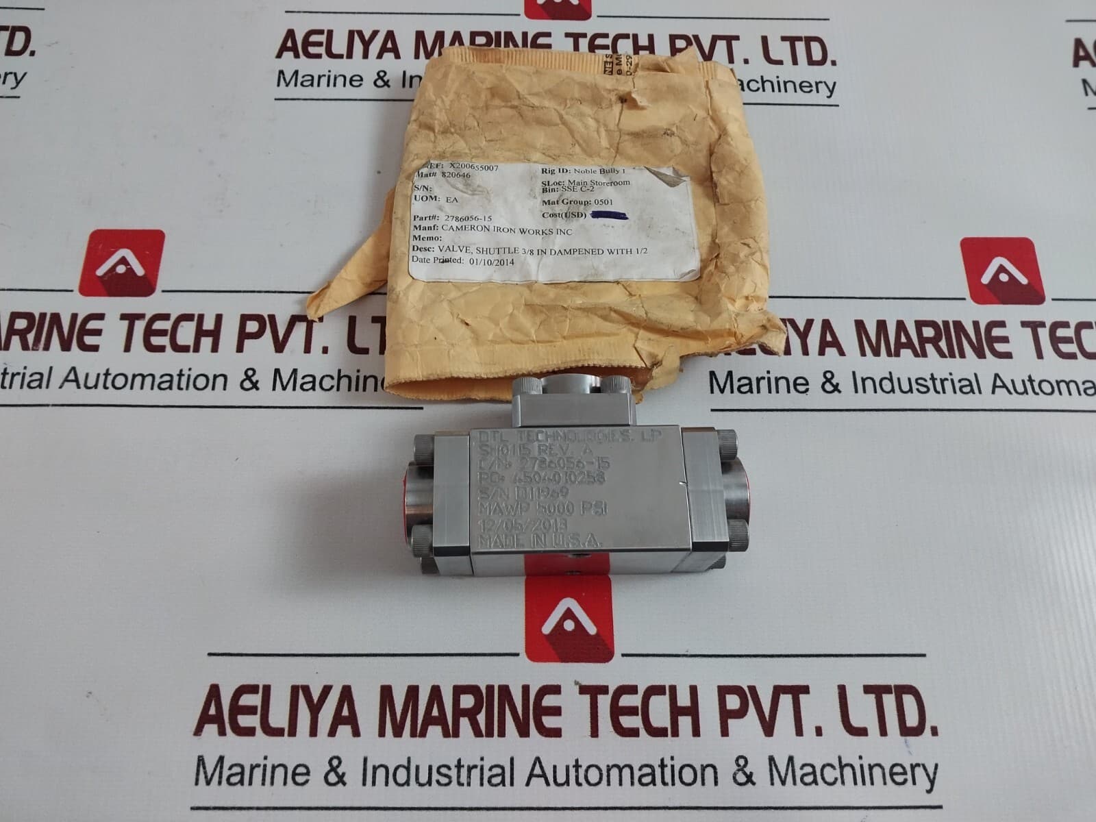 Dtl technologies sh0115 shuttle valve rev. a