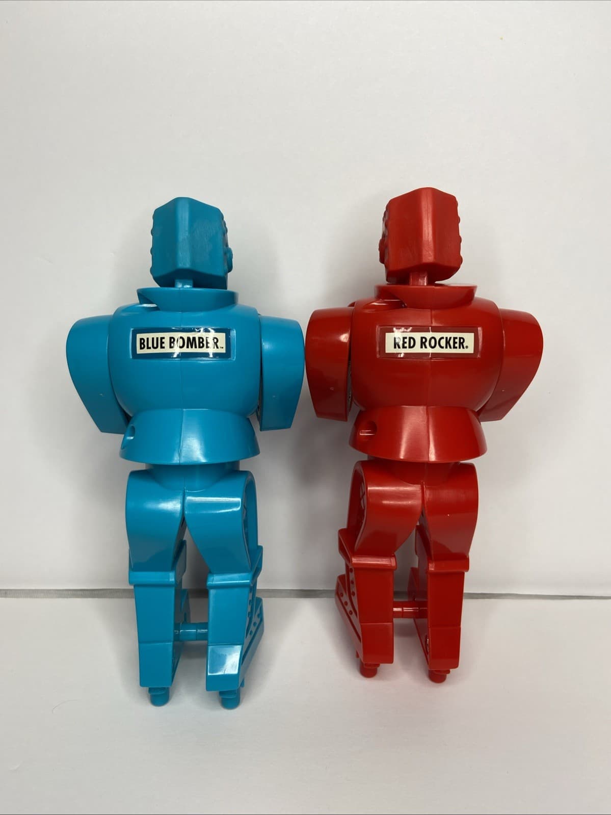 Marx Vintage Rock'em Sock'em Robots 1973 Blue Bomber Red Rocker 2