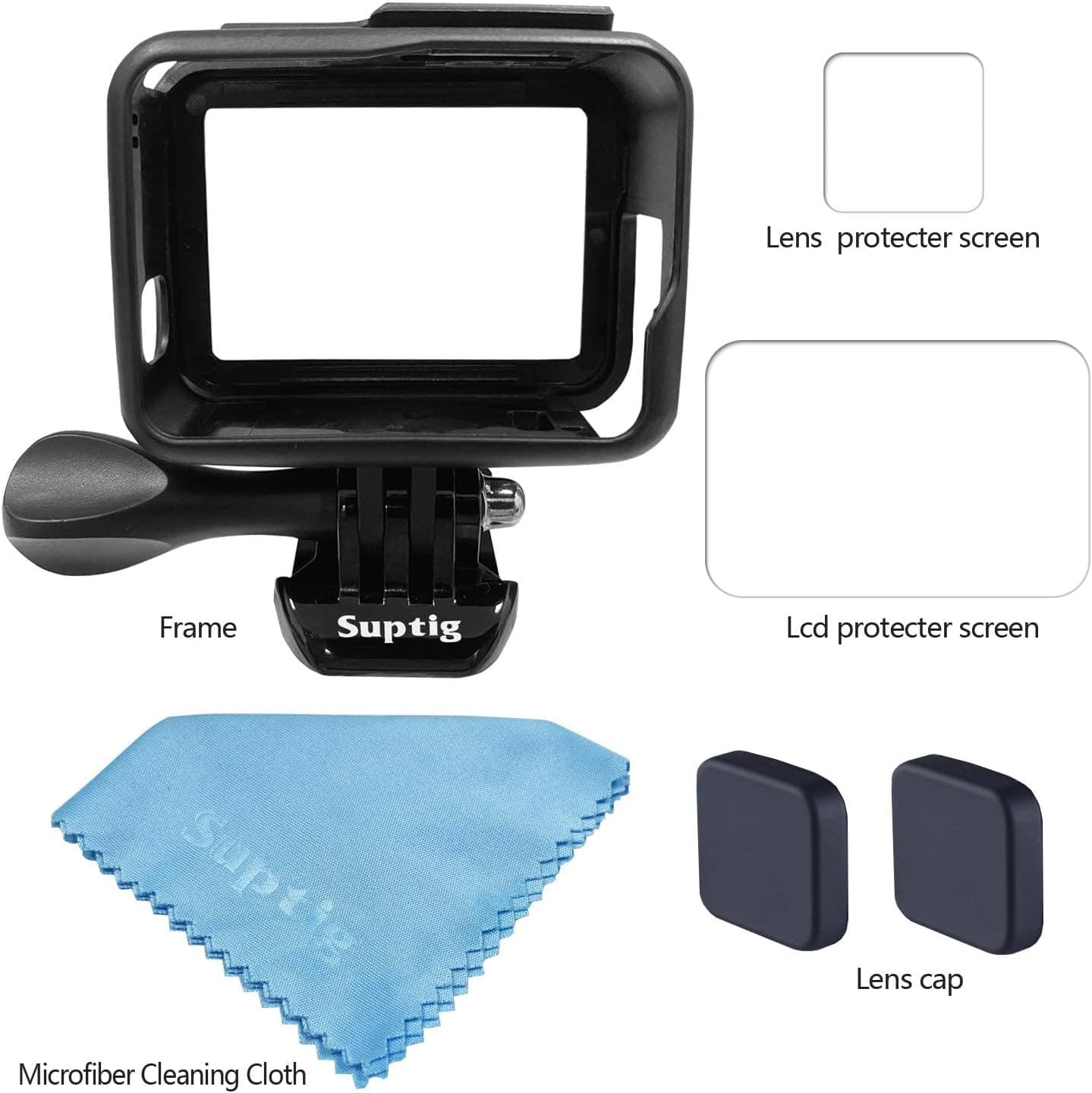 the Frame Case Housing Mount for Gopro Hero 7 Black, Hero 7 Silver, Hero 7 White 4