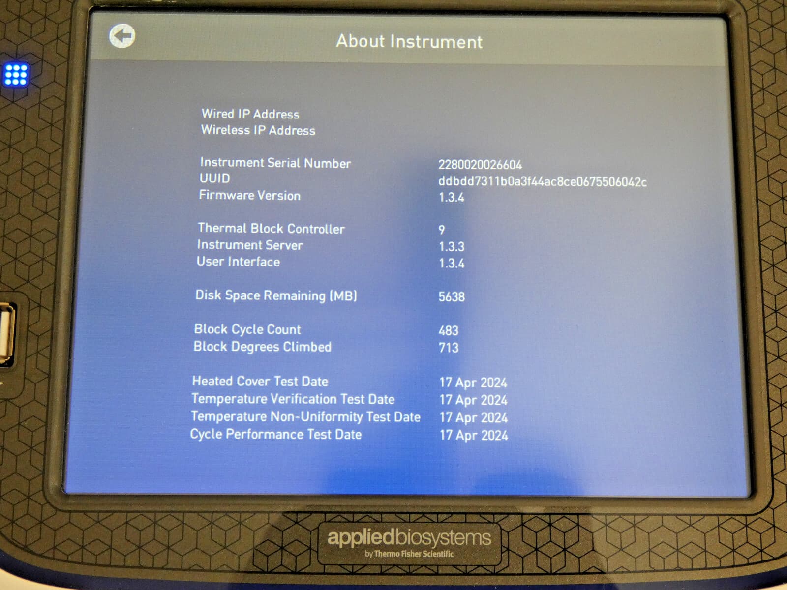 Applied Biosystems SimpliAmp Thermal Cycler 96 Well, Year 2020 2