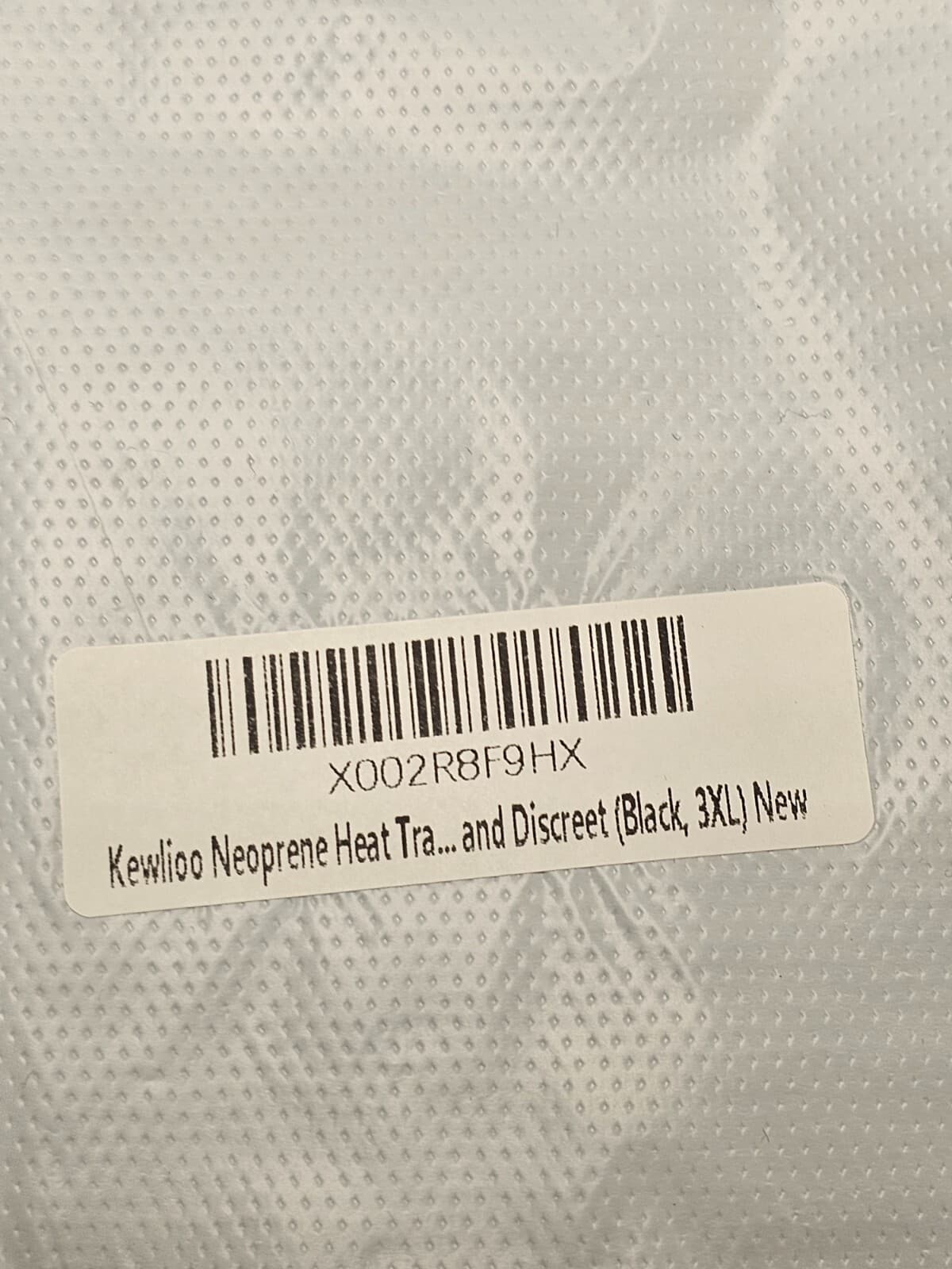 Kewlioo Men's Sauna Suit Shirt Heat Trapping Sweat Compression Black 3XL 6