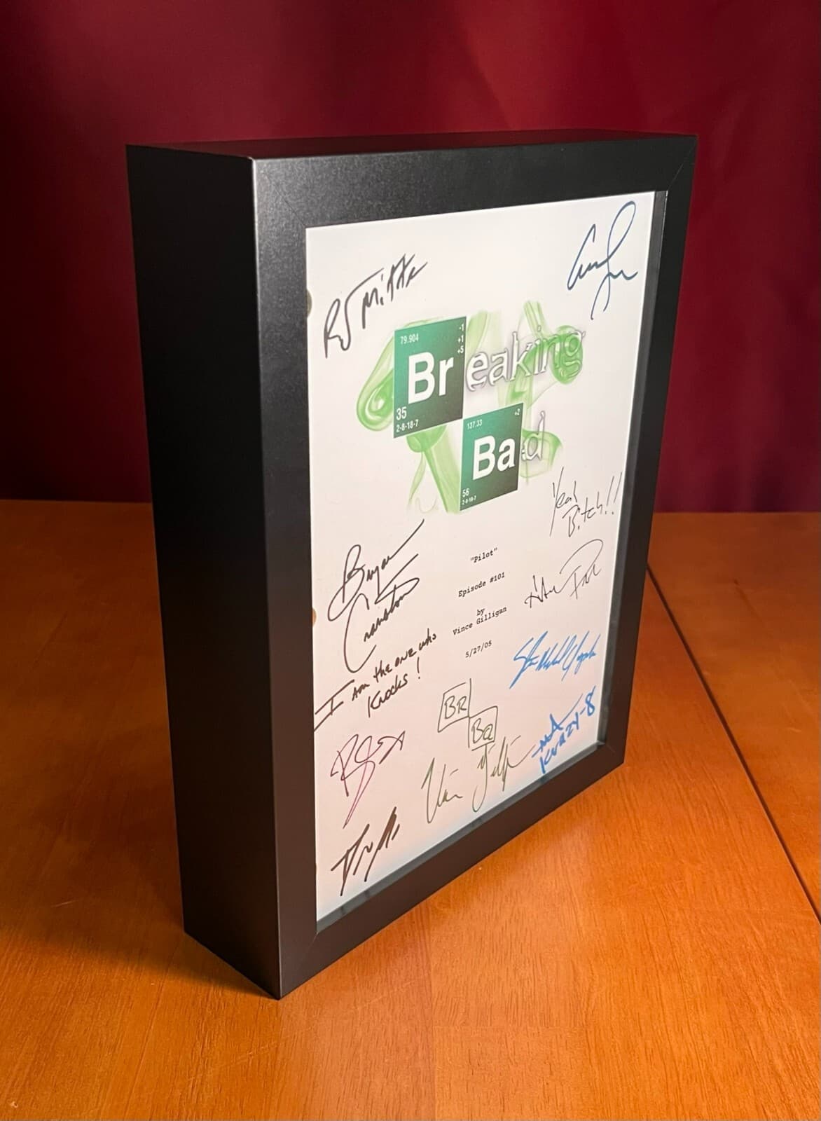 Breaking Bad Pilot Script Cast-Signed- Autograph Reprints 5
