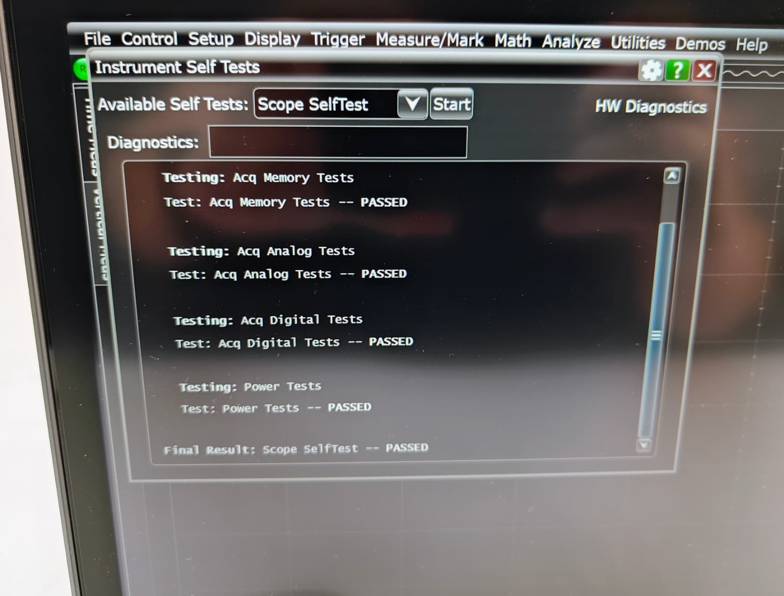Keysight EXR054A Infiniium EXR-Series Oscilloscope 500 MHz, 16 GSa/s, 4 Ch, 100 4