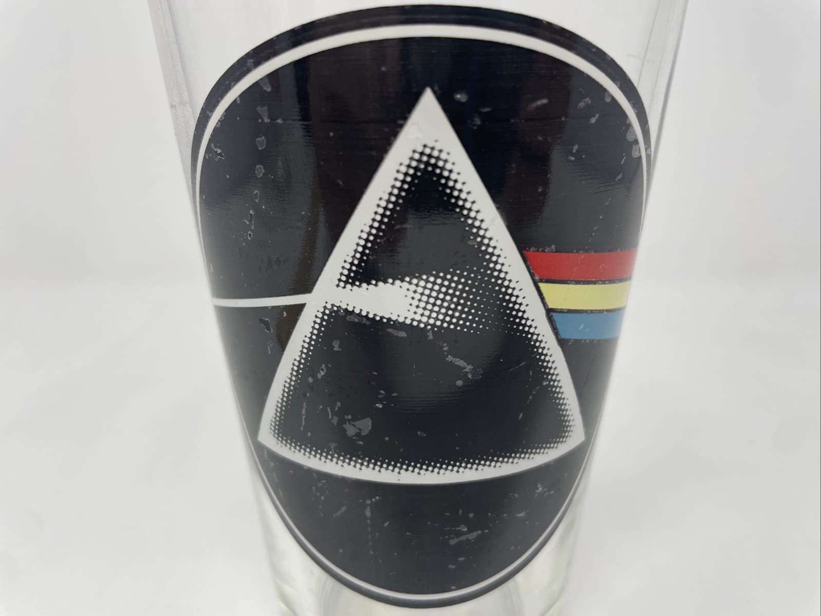 Pink Floyd Rock N’ Roll Pint 16 oz. Tall Glass 6” 2007 Dark Side Of The Moon Art 4