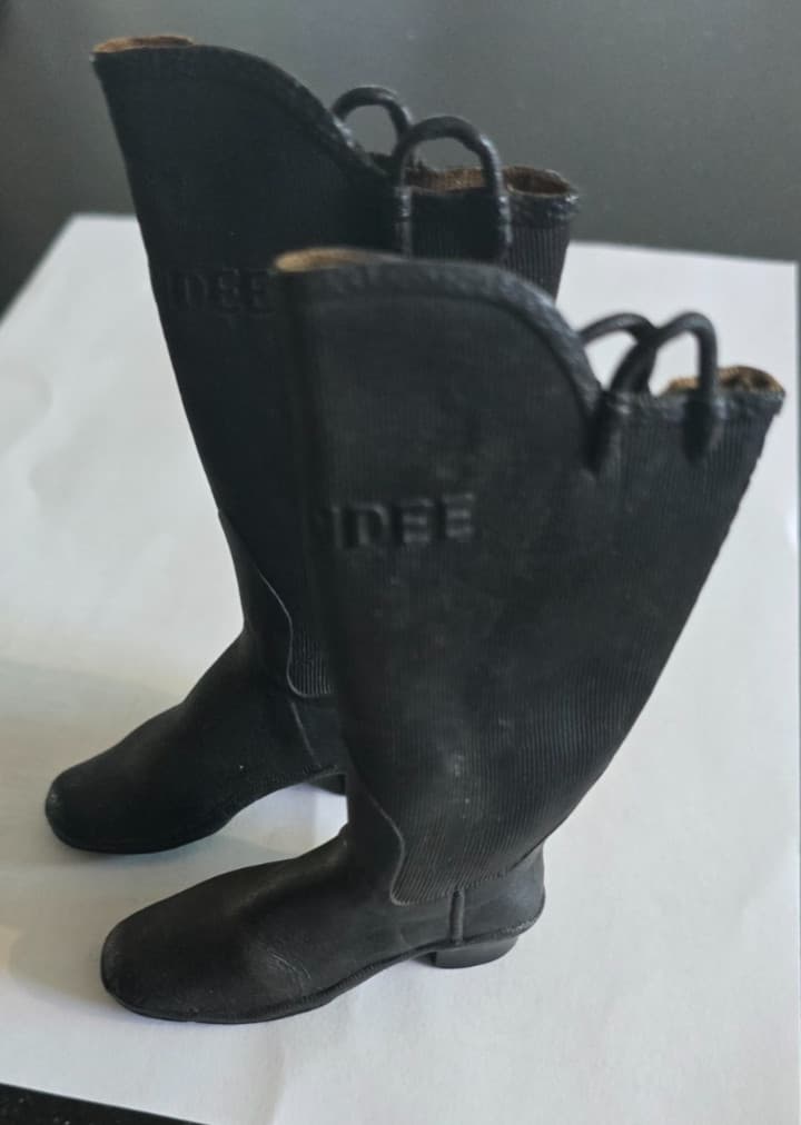 Antique Candee Salesman's Sample Boots, 1890's
