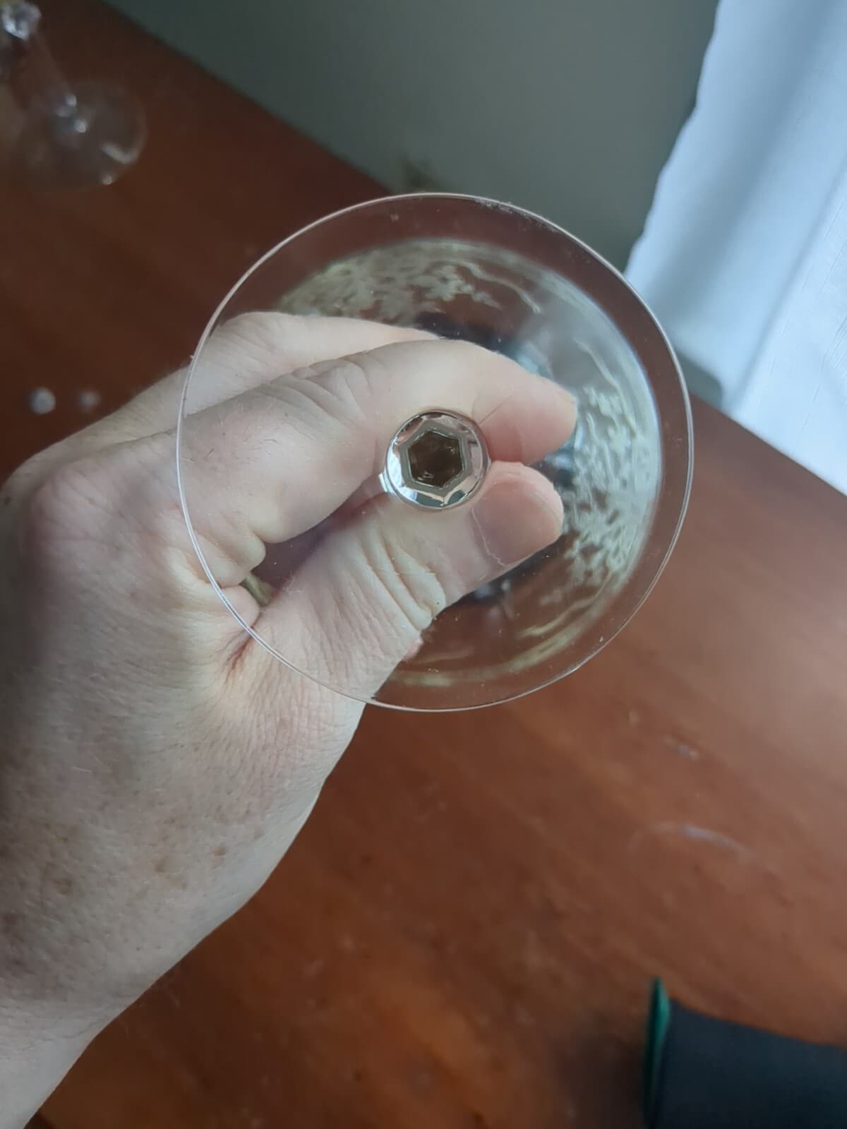 Vintage Fostoria June Topaz Yellow Champagne Glass Or Tall  Sherbet Dish 6" Tall 5