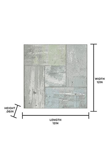  FP3290 Boardwalk Peel & Stick Floor Tiles, Grey  6