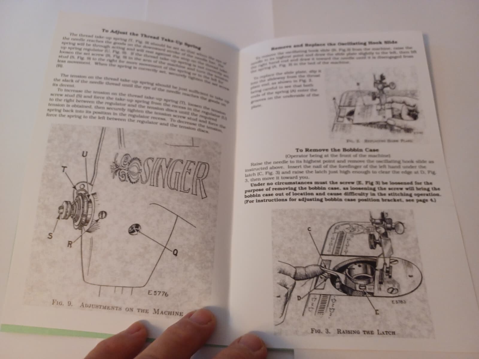 Singer 185 Service Manual, Service and Timing, also 99, 66, and Machines 6