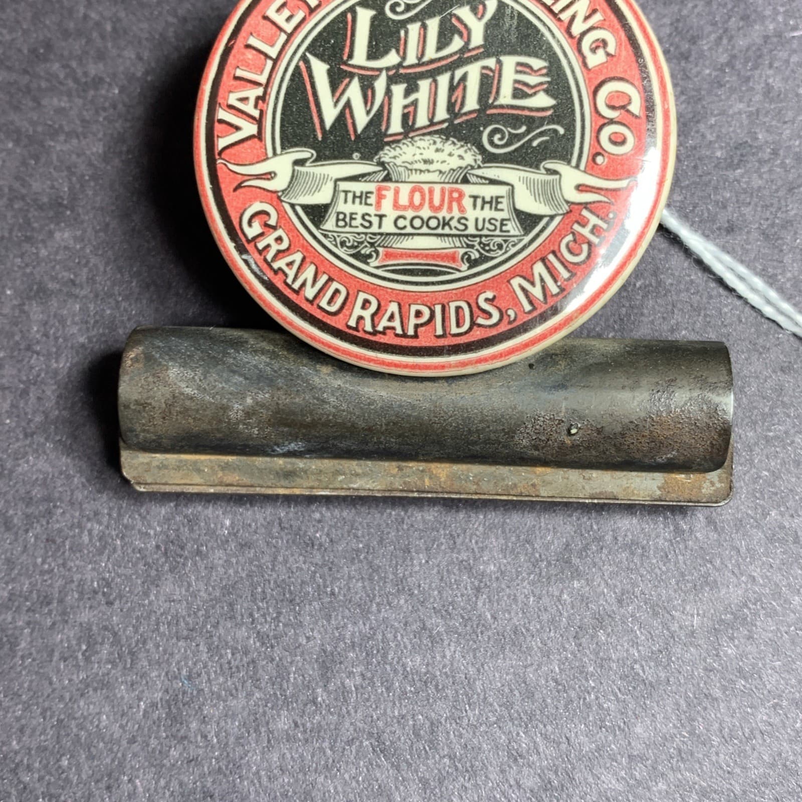 Lily White Flour Celluloid Advertising Clip Grand Rapids Michigan 4