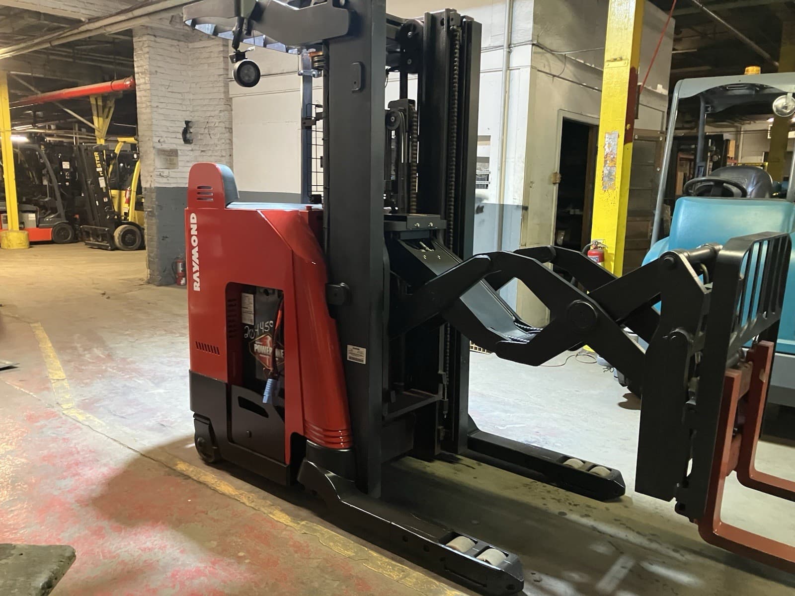 2019 Raymond Deep Reach 3000 LB Electric Forklift 5351 Hours 3