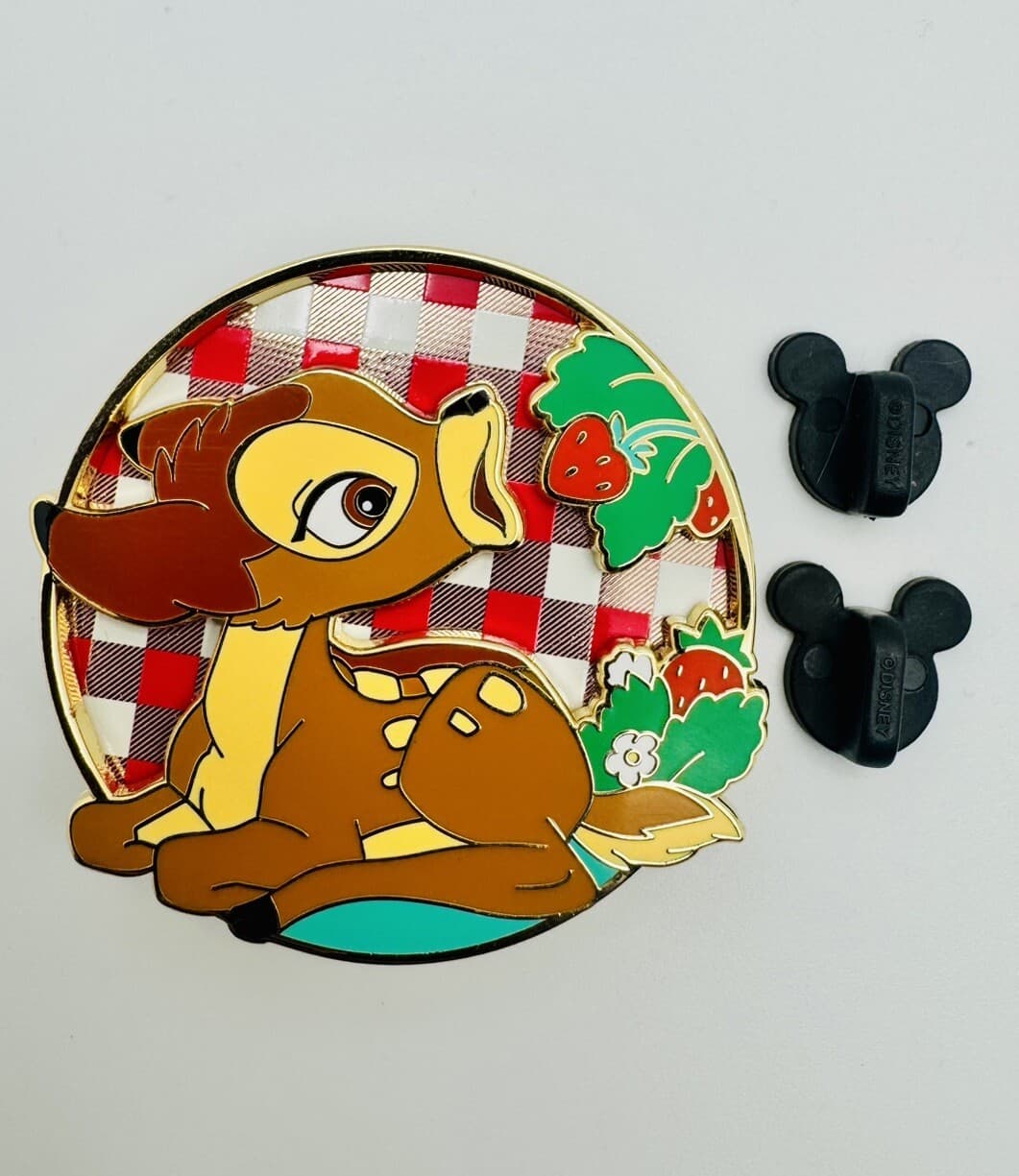 Disney Pin 2024 DSSH Bambi Berry Cute Series LE 400 DSF D23 Expo HTF Pin-On-Pin 2