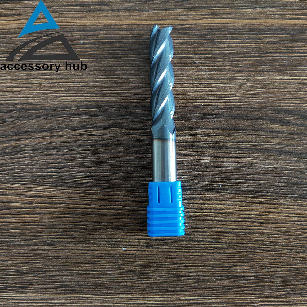 4 Flute 1/2" x 2" x 4" Long Solid Carbide End Mill - TiALN Coated 4