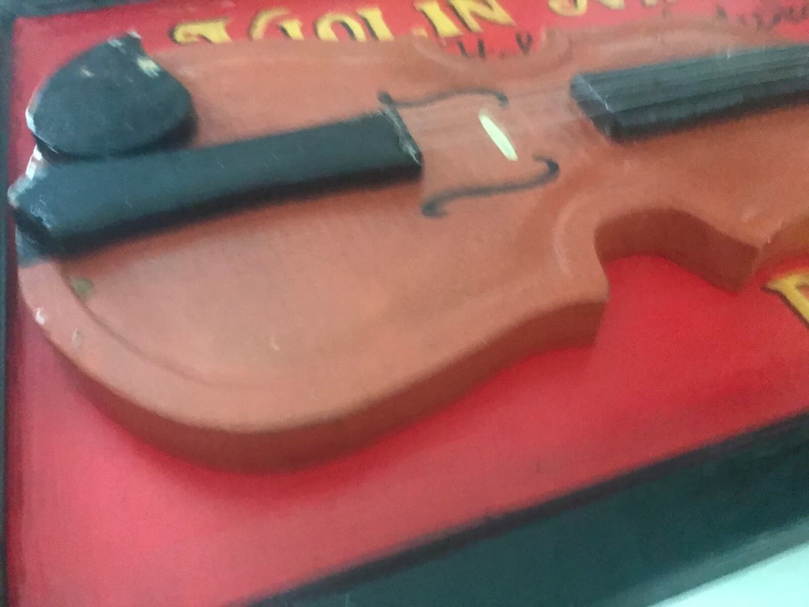 SARAH PEDERSEN Antique Violin Master Private Tuition Molded Vintage Trade Sign  4